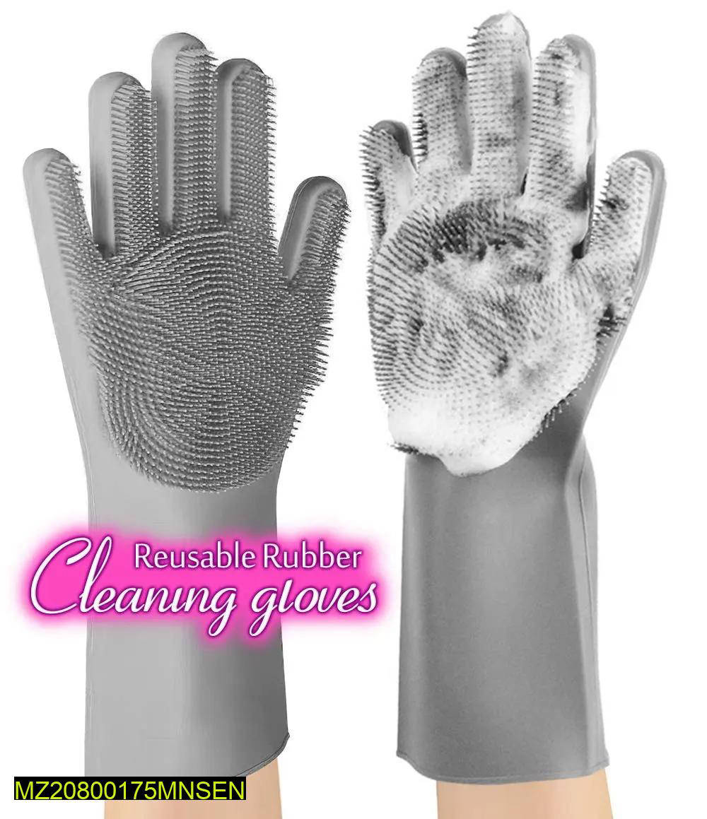 Silicone dish washing gloves