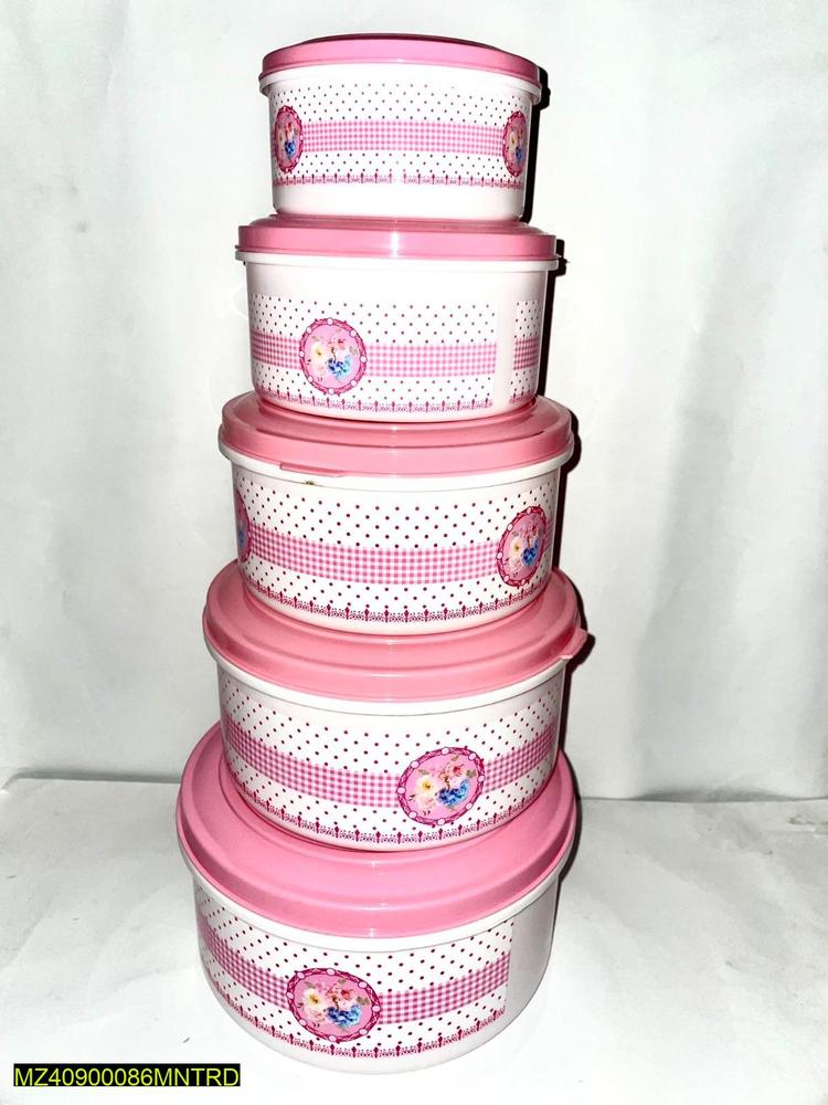 Food Storage containers . Pack of 5