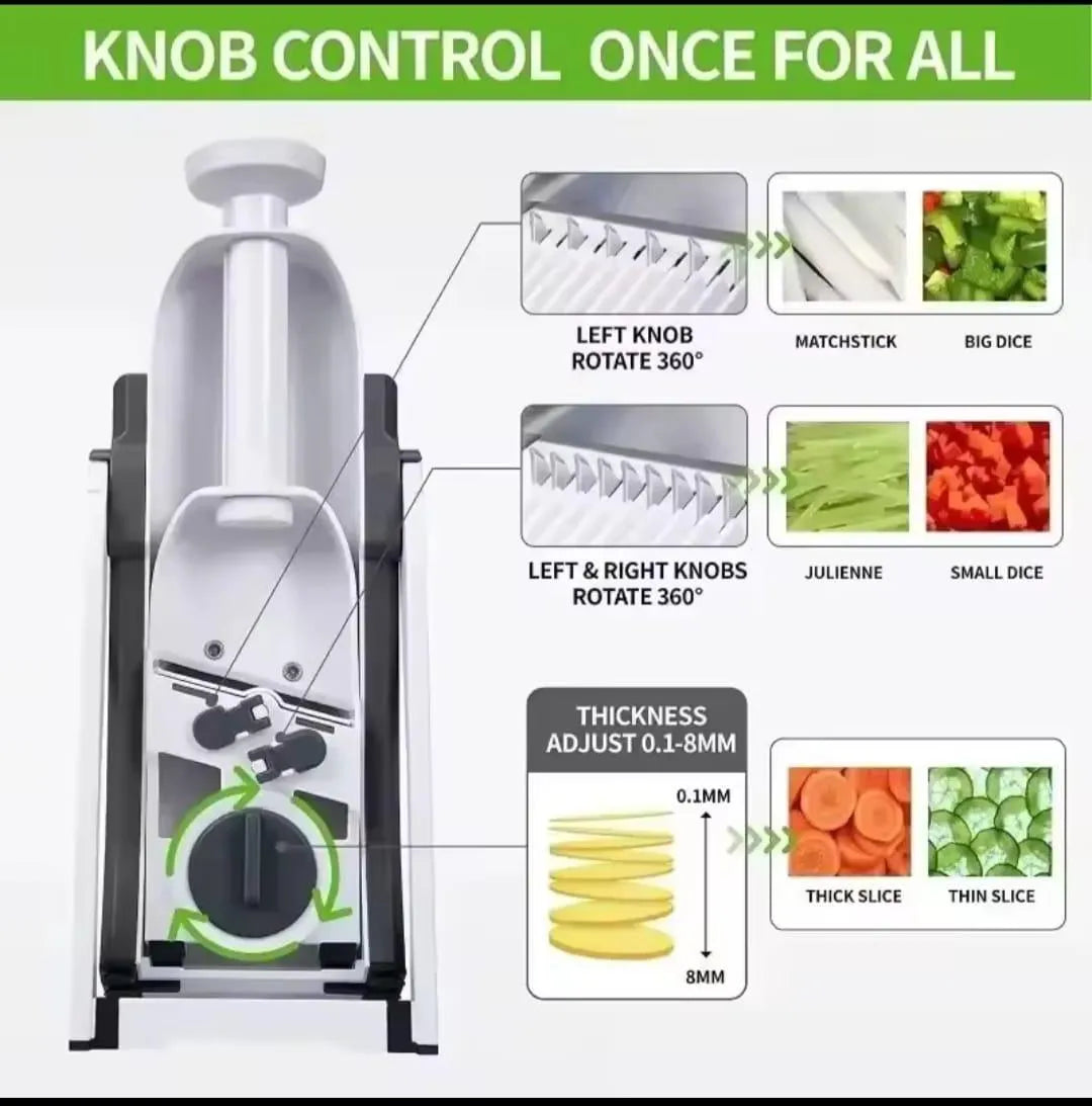 Premium quality 5 in 1 Vegetables slicer